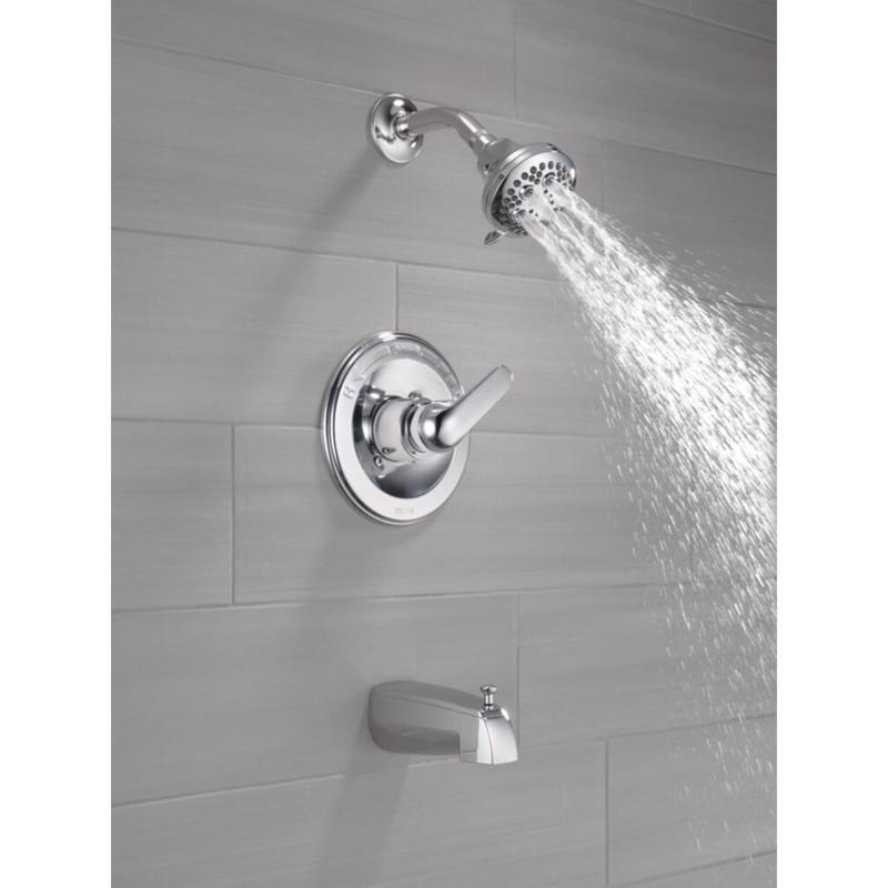 Delta Monitor 1-Handle Chrome Tub and Shower Faucet