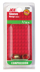 COMP SLEEVE 5/16"BRS3PK