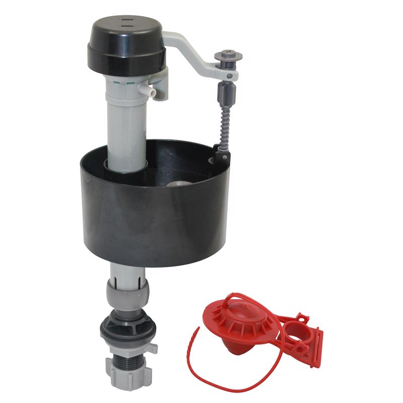 Ace Adjustable Fill Valve and Flapper Black Plastic