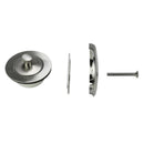 Danco 1-1/2 in. Brushed Nickel Round Brass Lift and Turn Tub Drain Trim Kit