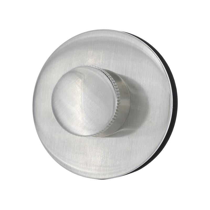 Danco 2 in. Brushed Nickel Brass Lift Plug and Drain