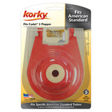 Korky Cadet Toilet Flapper Red For American Standard