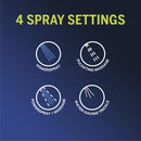 Waterpik EcoFlow Chrome 4 settings Handheld Showerhead 1.6 gpm