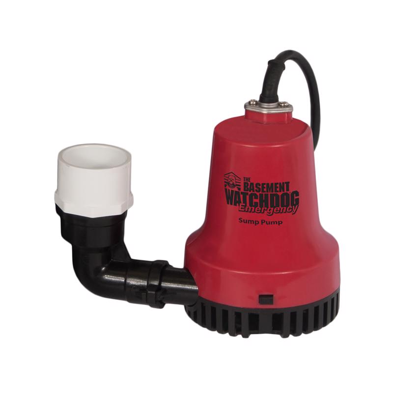 The Basement Watchdog 1/3 HP 3,720 gph Cast Iron Dual Reed Switch AC Backup Sump Pump