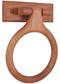 OAK FIN TOWEL RING