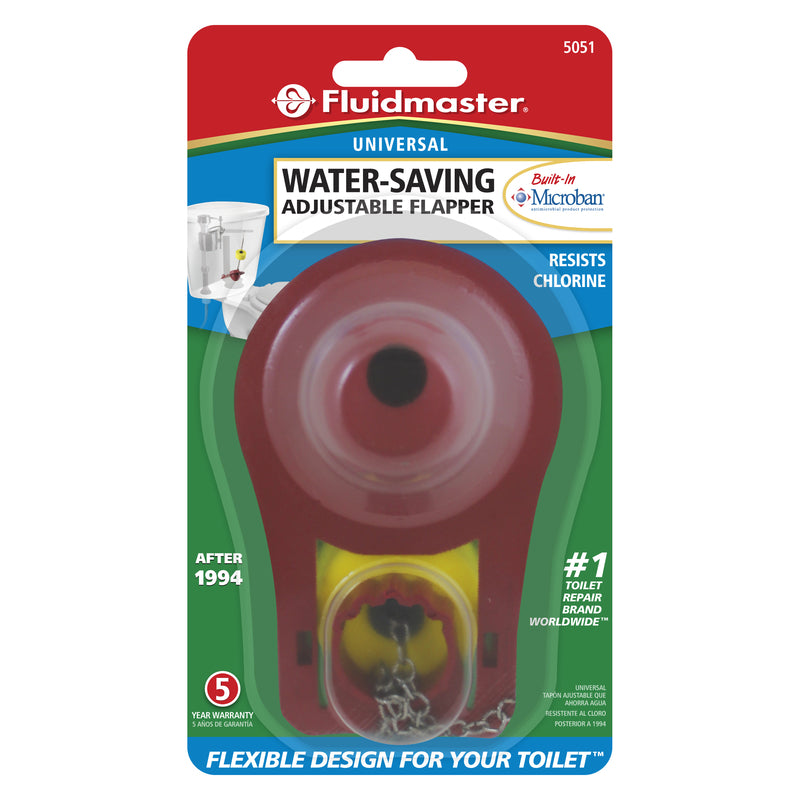 Fluidmaster Toilet Flapper Red Plastic