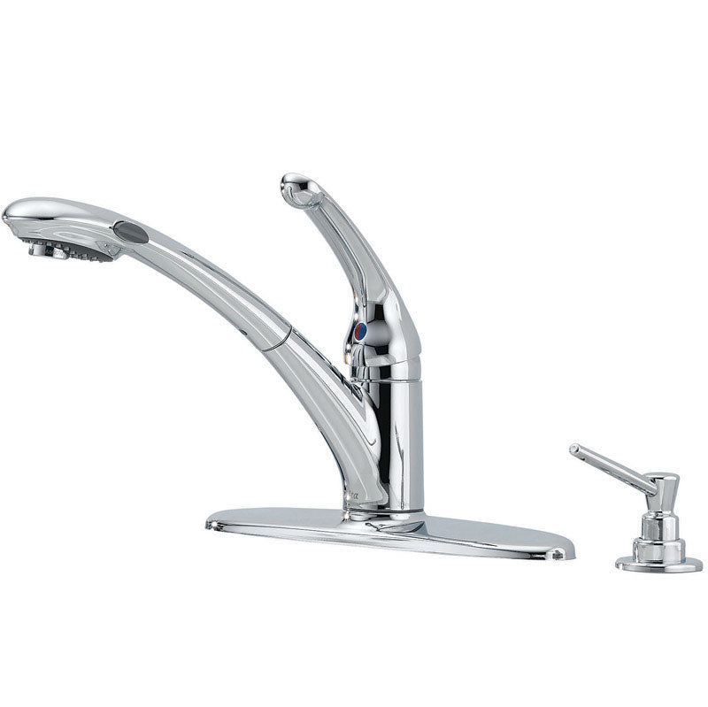Delta Signature One Handle Chrome Pull-Out Kitchen Faucet