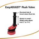 Korky Adjustable 2 inch Flush Valve Kit