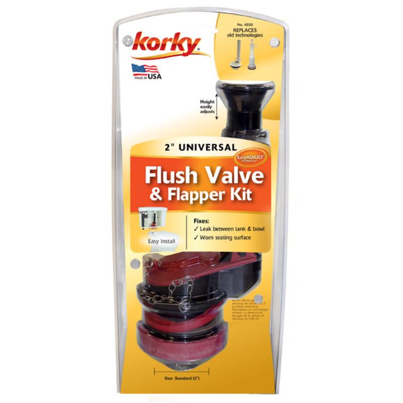 Korky Adjustable 2 inch Flush Valve Kit