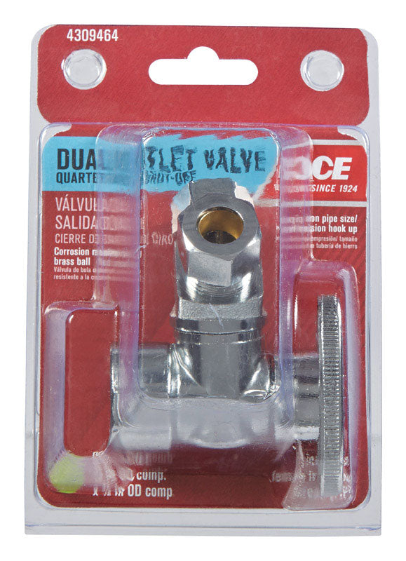 DUALVALVE QT 1/2X3/8X3/8