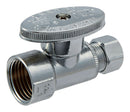 Ace FIP Compression Brass Straight Stop Valve
