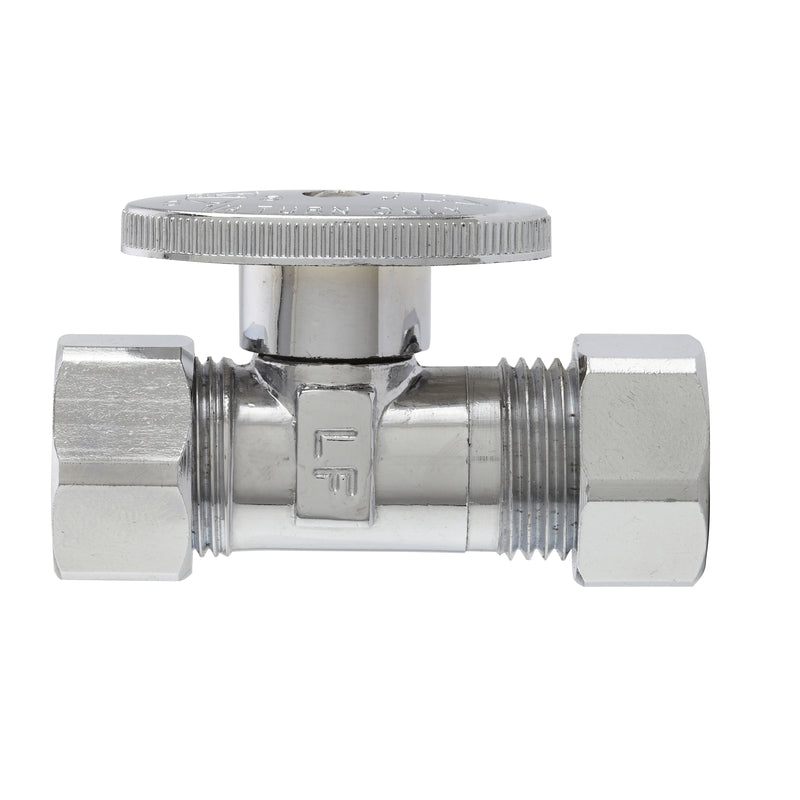 Ace 5/8 in. Compression X 7/16 in. MPT Brass Straight Stop Valve