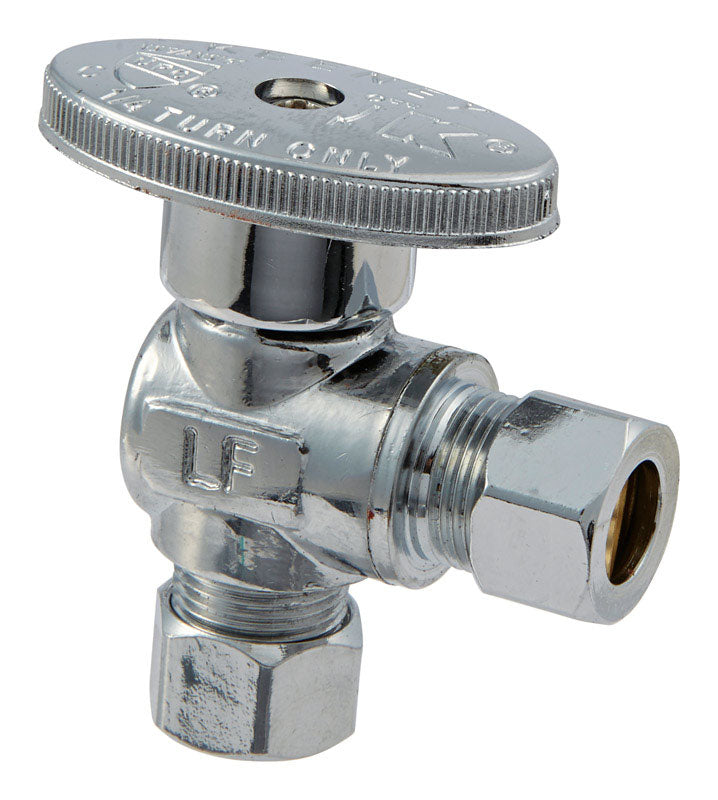 Ace 3/8 in. Compression X 3/8 in. Compression Brass Shut-Off Valve