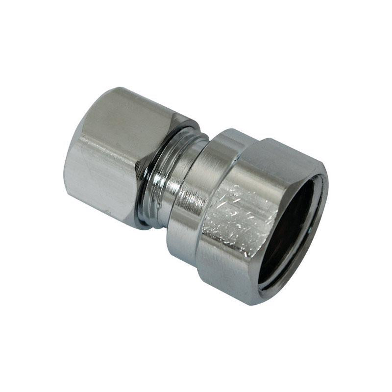 Ace 3/8 in. FPT in. X 3/8 in. D Compression Brass Straight Connector