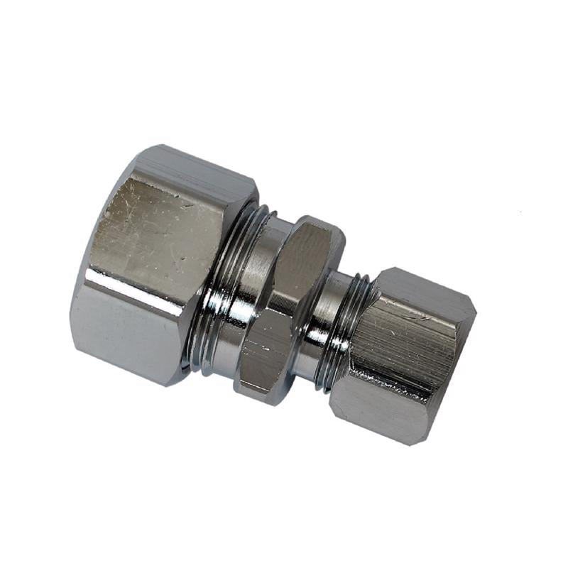 Ace 5/8 in. Compression in. X 3/8 in. D Compression Brass Straight Connector
