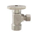 Keeney 1/2 in. FIP in. X 3/8 in. Compression Brass Shut-Off Valve
