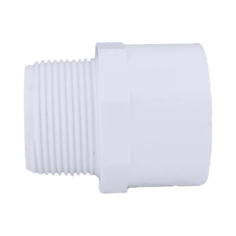 Charlotte Pipe Schedule 40 1-1/4 in. Slip X 1-1/4 in. D MPT PVC Pipe Adapter 1 pk