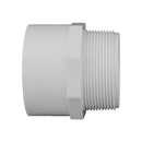Charlotte Pipe Schedule 40 2 in. Slip X 2 in. D MPT PVC Pipe Adapter 1 pk