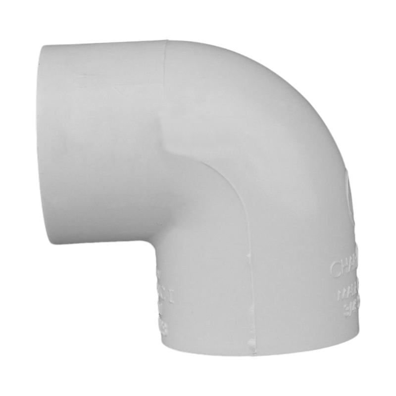 Charlotte Pipe Schedule 40 1/2 in. Slip X 1/2 in. D Slip PVC Elbow 1 pk