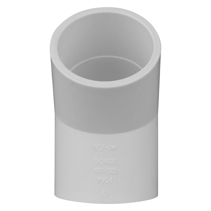 Charlotte Pipe Schedule 40 1-1/2 in. Slip X 1-1/2 in. D Slip PVC Elbow 1 pk