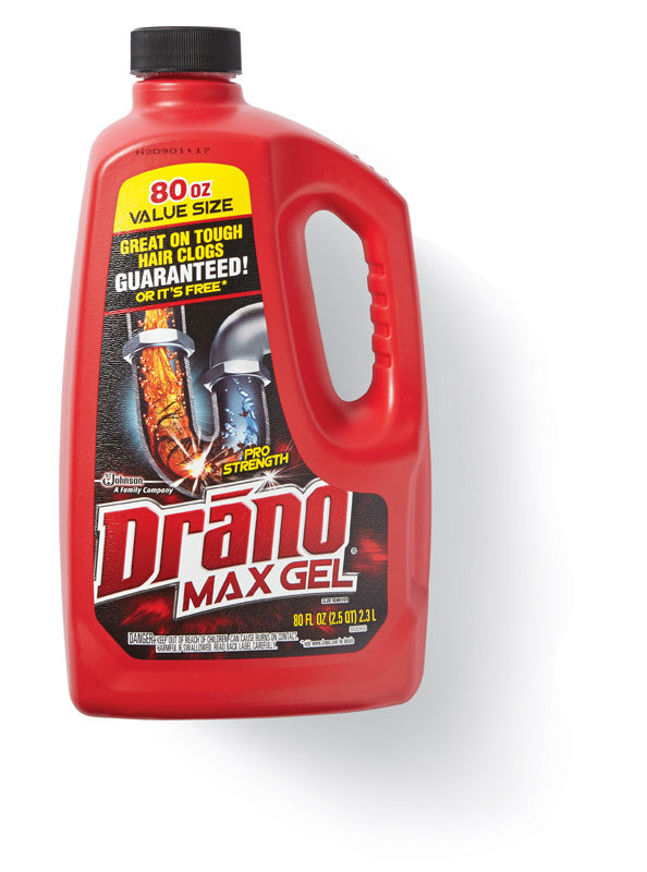 Drano Professional Strength Gel Clog Remover 80 oz