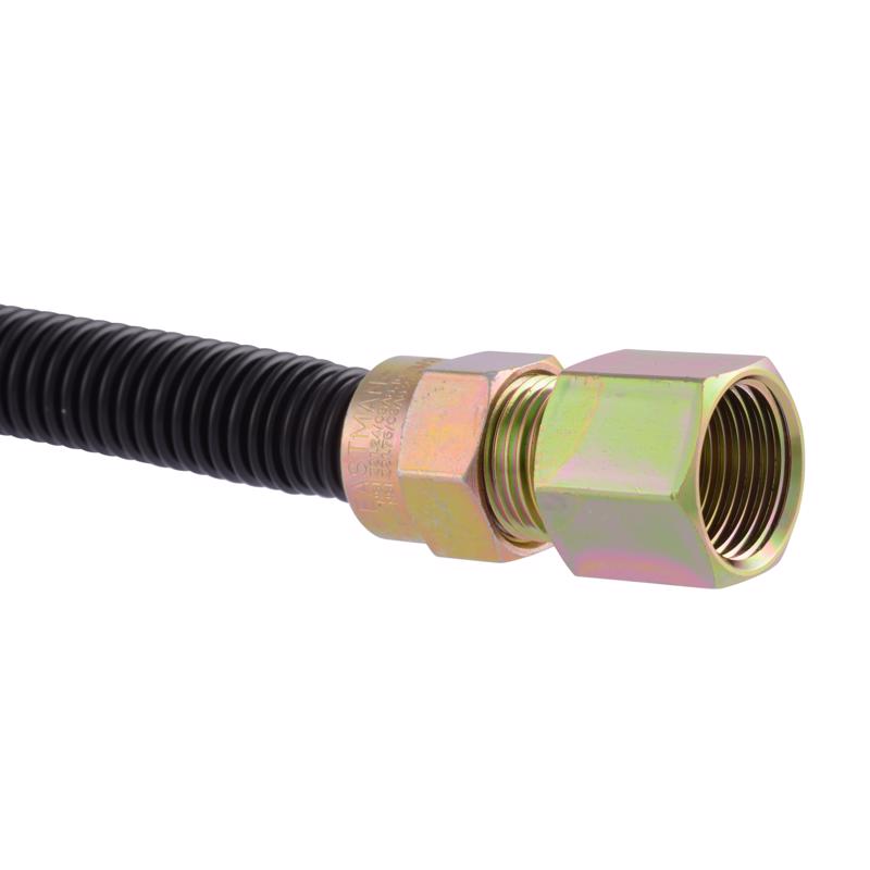 Eastman 1/2 in. MIP X 1/2 in. D 24 in. Stainless Steel Installation Kit