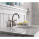 Moen Banbury Brushed Nickel Bathroom Faucet 4 in.