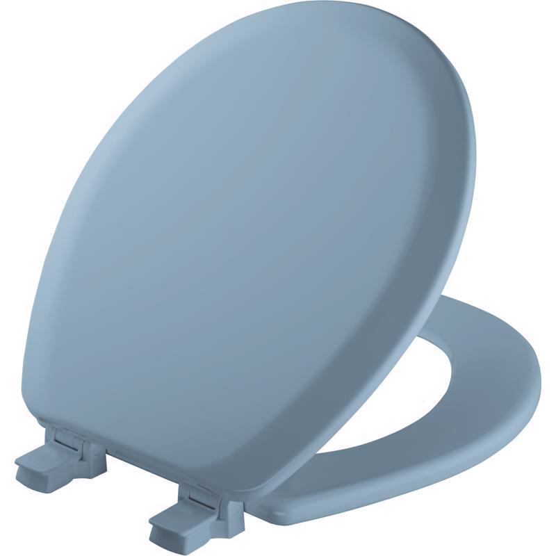 TOILET SEAT RND BLUE