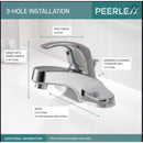 Peerless Chrome Bathroom Faucet 4 in.