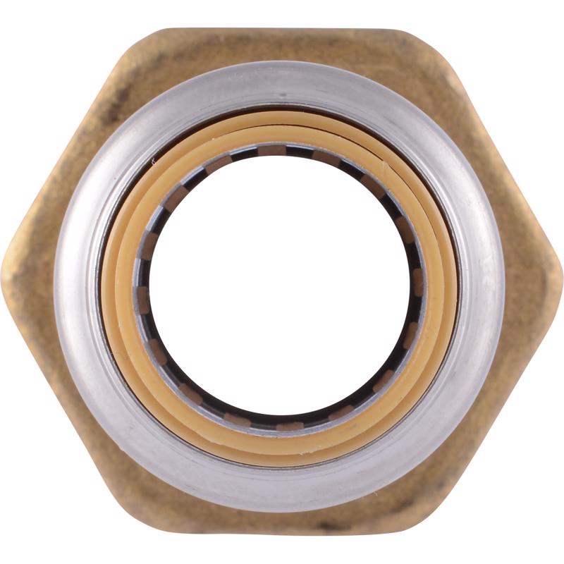 SharkBite 1/2 in. Push X 3/4 in. D MPT Brass Connector