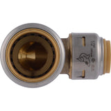 SharkBite 3/4 in. Push X 1/2 in. D Push Brass Reducing Elbow