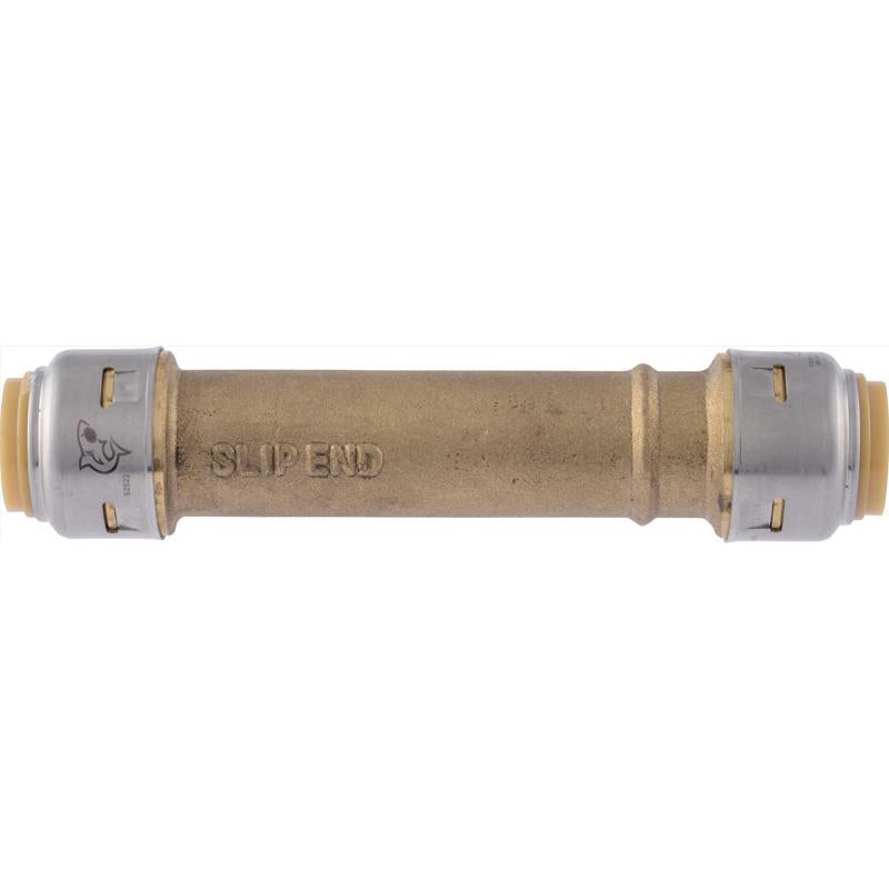 SLP CPLNG 1/2X1/2"PSH BR