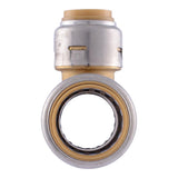 SharkBite 3/4 in. Push X 3/4 in. D Push Brass Reducing Tee