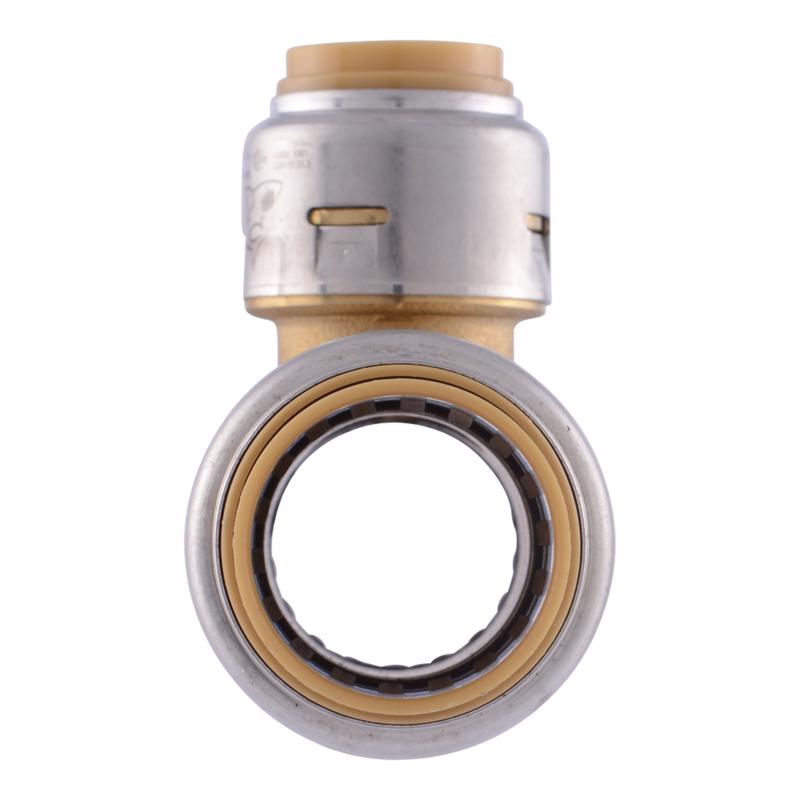 SharkBite 3/4 in. Push X 3/4 in. D Push Brass Reducing Tee