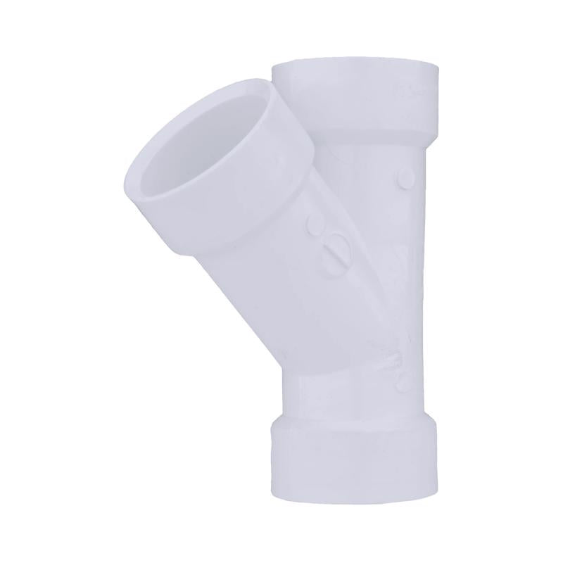 WYE PVC DWV HUB 1-1/4"