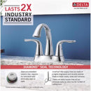 Delta Chrome Bathroom Faucet 4 in.