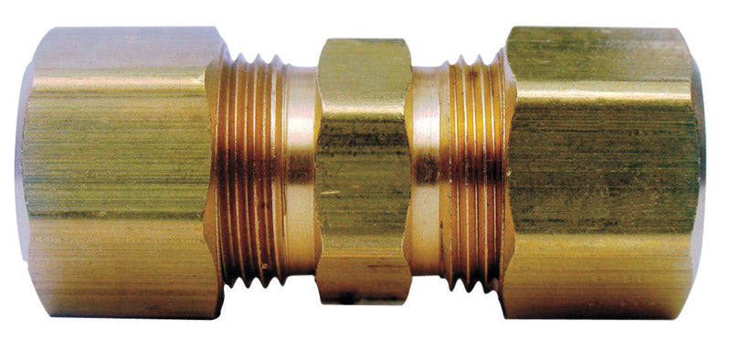 COMP UNION 7/8X7/8"BR LL