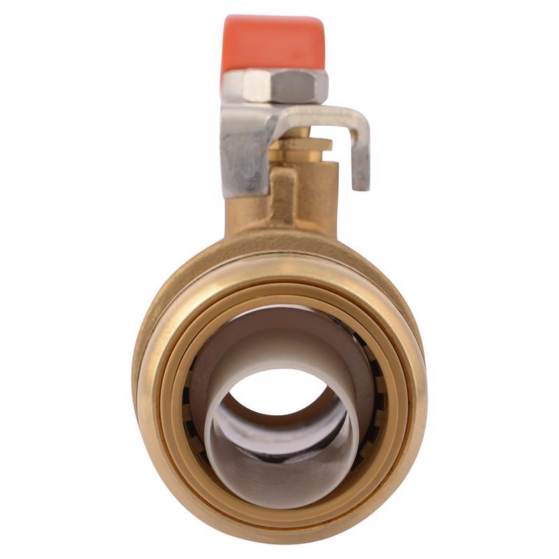 SharkBite 1 in. Brass Push Fit Ball Valve