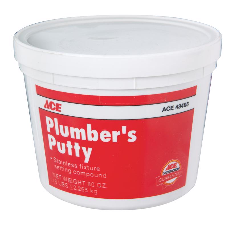 Ace Gray Plumbers Putty 5 lb