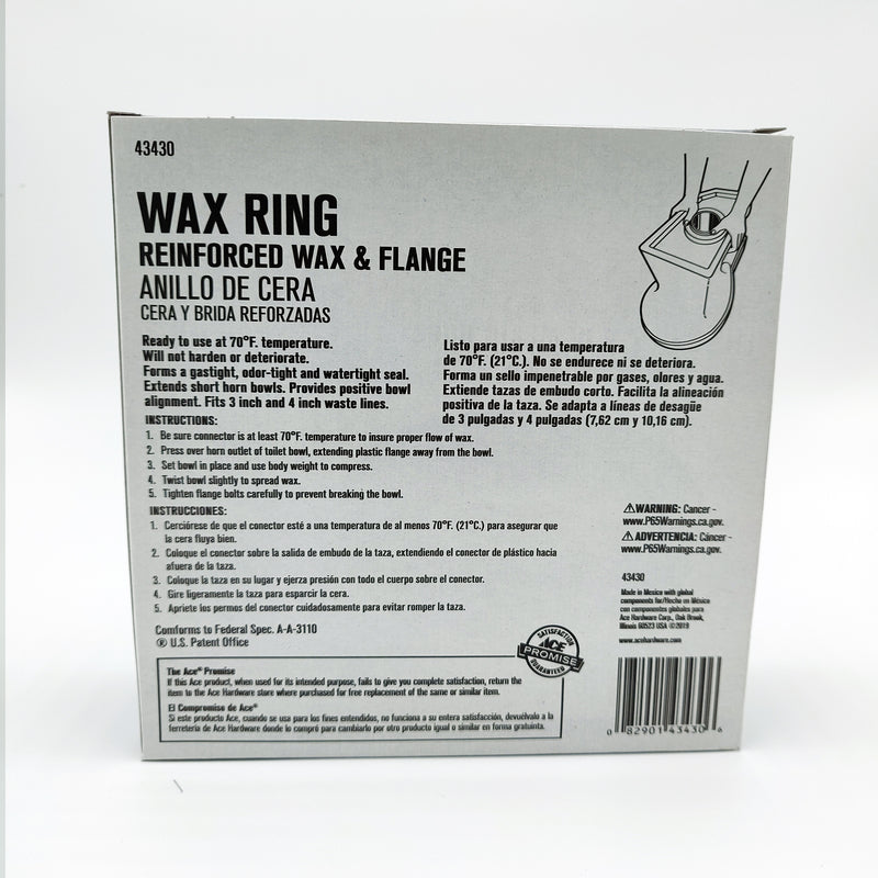 Ace Wax Ring with Flange