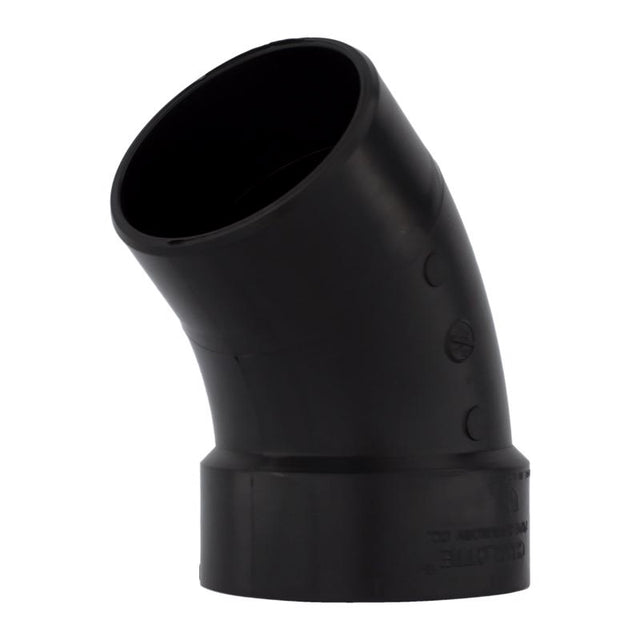 ELBOW 45 ABS DWV4"HXSPIG