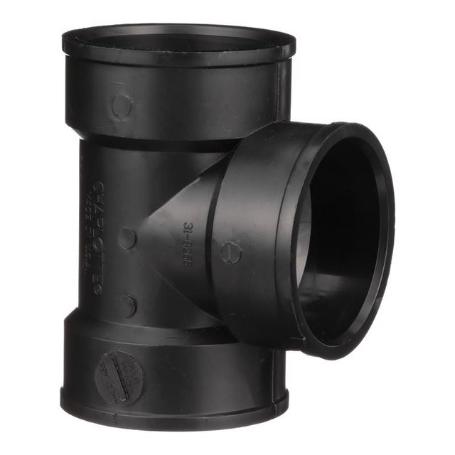 TEE VENT ABS 3" HXHXH