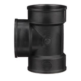 Charlotte Pipe 3 in. Hub X 3 in. D Hub ABS Vent Tee