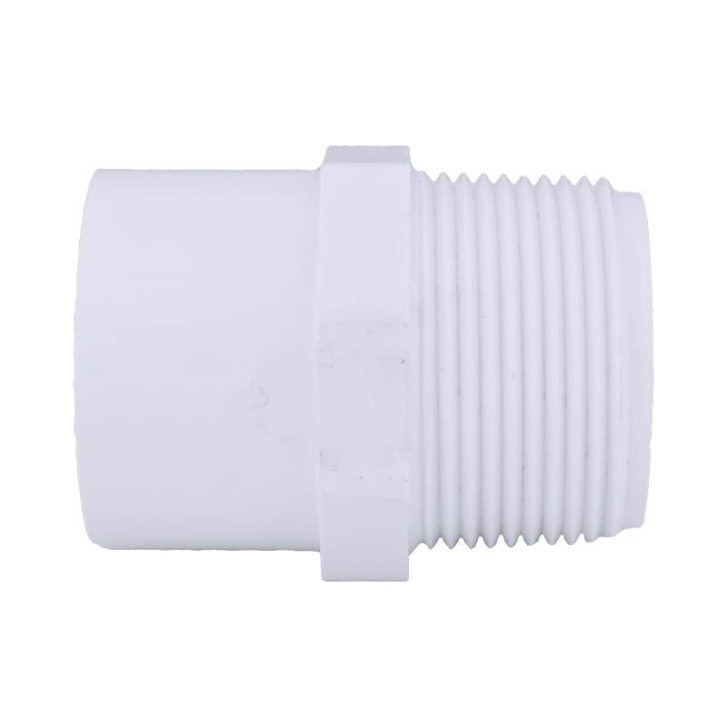 Charlotte Pipe Schedule 40 1-1/2 in. MPT X 2 in. D Slip PVC Reducing Adapter 1 pk