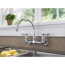 Peerless Claymore Two Handle Chrome Kitchen Faucet