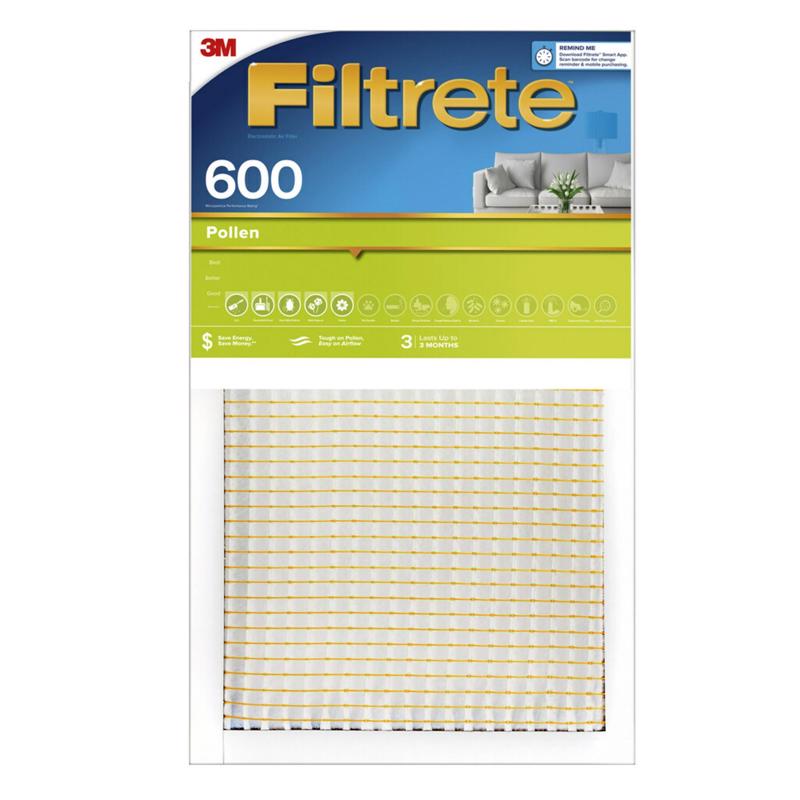 Filtrete 14 in. W X 25 in. H X 1 in. D Fiberglass 7 MERV Pleated Air Filter 1 pk