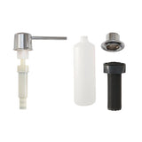 Danco Chrome Silver/White Plastic Lotion/Soap Dispenser