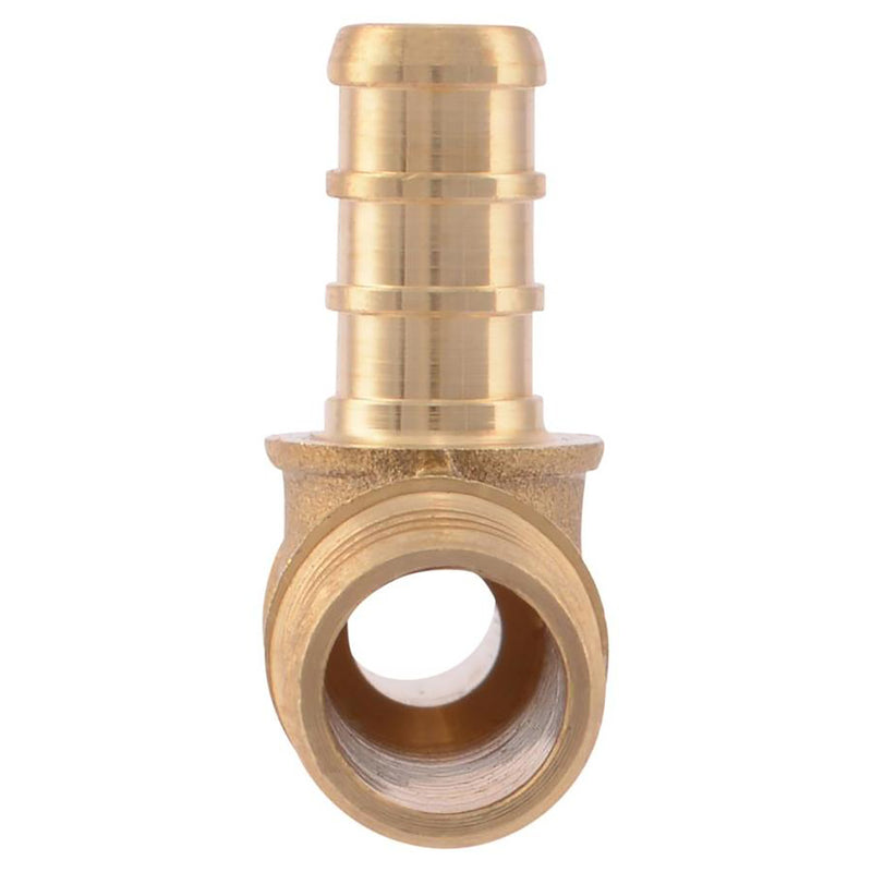 SharkBite 1/2 in. PEX X 3/8 in. D PEX Brass Reducing Tee