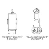 Korky Valve Seal Kit Red For Universal