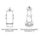 Korky Valve Seal Kit Red For Universal